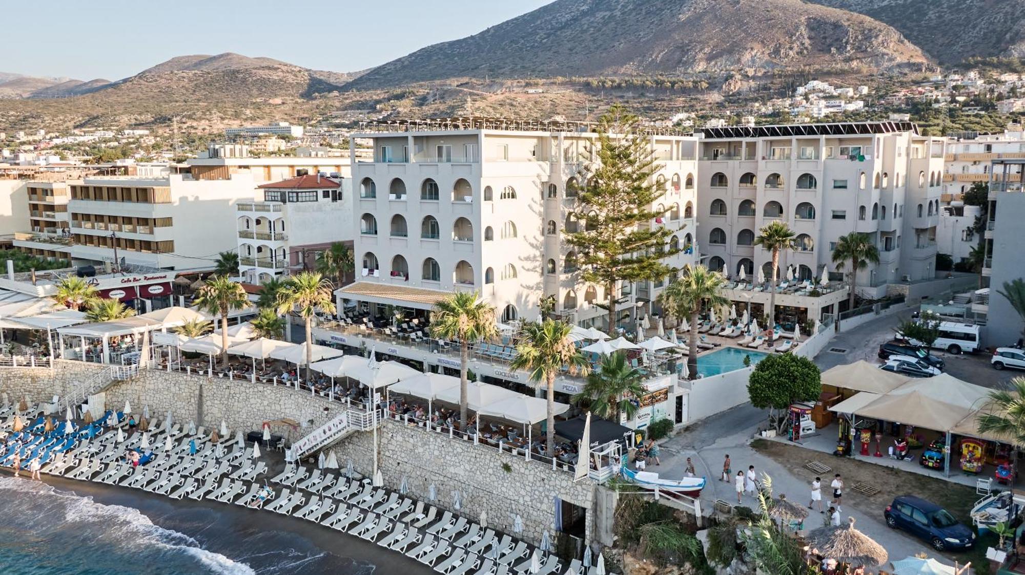 Glaros Beach Hotel Hersonissos (Crete) Exterior foto