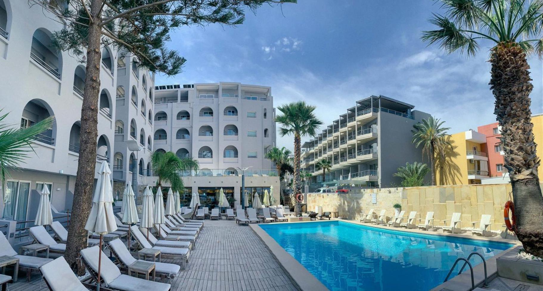 Glaros Beach Hotel Hersonissos (Crete) Exterior foto
